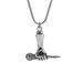 Men's Jewelry Punk Retro Microphone Pendant National Trend Jewelry Stainless Steel Hand Held Microphone Neck Necklace_ipsvogv.com