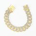 Men’s Jewelry Set Fashion Popular 15mm Diamond Three Row Diamond Full Drill Alloy Men's Necklace Men's Hip Hop Cuban Chain_ipsvogv.com