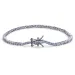 Gold-plated Tennis Bracelet For Men And Women Hip-hop 2.5mm Bracelets_ipsvogv.com