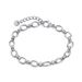 Women's Jewelry Fashion Bracelet Female Stainless Steel Simple Versatile Plain Chain Splicing Commuter Style Titanium Steel Hand Jewelry_ipsvogv.com