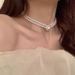 French Double-layer Pearl Necklace For Women, Light Luxury, Niche, High-end, Fashionable Accessories, Choker Neck,_ipsvogv.com