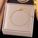 New Fashion With Real Gold Plated Stainless Steel Multi Layer Trendy Chain Bracelet Jewelry For Women_ipsvogv.com