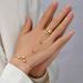 Creative Butterfly K Chain Bracelet Connected Finger Ring Bangle Bracele For Women Ked Hand Harness Couple Jewelry_ipsvogv.com