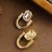 Real Gold Electroplated Atmospheric Diamond Inlaid Zircon With Feminine Temperament, Fashionable And High-end Silver_ipsvogv.com