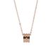 Women's Jewelry Summer High End Niche Non Fading Titanium Steel Necklace Real Diamond Pendant Necklace Accessories_ipsvogv.com