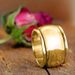 Cao Shi Wide Face Couple Transit Hot Selling High End Copper Jewelry Male Female Same Style Plain Finger Ring_ipsvogv.com