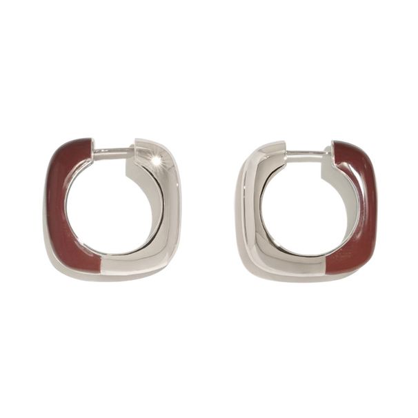 Women's Jewelry Simple Fashion Metal White Enamel Oil Drop Earrings Light Luxury Niche Design High End Ear Buckle Earrings_ipsvogv.com
