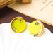 Moon Lake: Japanese Korean Fresh Crescent Round Inlaid Zircon with Fashionable and Stylish Style Earrings_ipsvogv.com