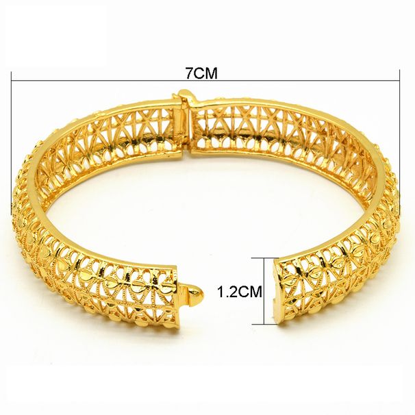 Bride Wedding Jewelry Women's Gold Bracelet_ipsvogv.com