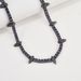 Hip Hop Rap Panther Style Niche Design Gun Black Purple Diamond Tennis Necklace Fashion Accessories_ipsvogv.com