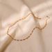 Copper Plated K Real Gold Plain Chain Color Preserving Clavicle Chain French Small Gold Ball Metal Texture Temperament Cold Style Necklace_ipsvogv.com