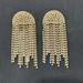 Fashion rhinestone earrings personality arched tassel earrings_ipsvogv.com