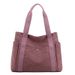 Handheld One Shoulder Bag New Canvas Bag Women's Bag Large Capacity Fashion Bag Women's Artistic Simple Tote Bag_ipsvogv.com