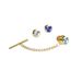 Men's Jewelry Brass Core Multi Color Crystal Tie Pin Tie Tack Pin Button Shirt Rhinestone Small Brooch_ipsvogv.com
