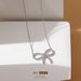 Jewelry bow necklace women clavicle chain Korean version simple ins niche design star same chain_ipsvogv.com
