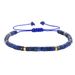 Simple Tiger Eye Amethyst Imperial Stone Spacer Beads Braided Bracelet Women Natural Stone Adjustable Friendship Bracelet_ipsvogv.com