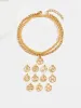 Anklets Fashion Gold Twee Constellations Pendant Ankle Chain (21+5cm)L2403_ipsvogv.com