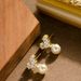 Internet Celebrity Fashion Exquisite Zircon Inlaid Pearl For Women With A Sense Of Luxury, Commuting Simple Silver_ipsvogv.com