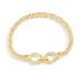 Unisex Hip Hop Horseshoe Buckle Cuban Chain 4mm Micro Inlaid Zircon Fashion Niche Men's And Women's Bracelet Hip Hop Ornaments_ipsvogv.com