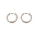 Ins Fashion Starry Titanium Round Women's Buckle Simple Style Stainless Steel Earrings Ear Accessories For Women_ipsvogv.com