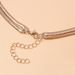 Ins Dice Chain Multi Layer Necklace Female Chain Necklace Clavicle Chain Choker_ipsvogv.com