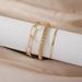 New Gold Fashion Personalized 3-piece Set With Adjustable Bracelets And Feet Chains_ipsvogv.com