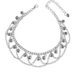Fashionable Bohemian Summer Beach Gold Wave Chain Tassel Bell Ankle Bracelet Accessories Gift_ipsvogv.com