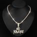 Hip Hop Exaggerated Double Row Letter NO FAVORS Full Diamond Pendant Necklace Personalized Men's Cuban Chain_ipsvogv.com