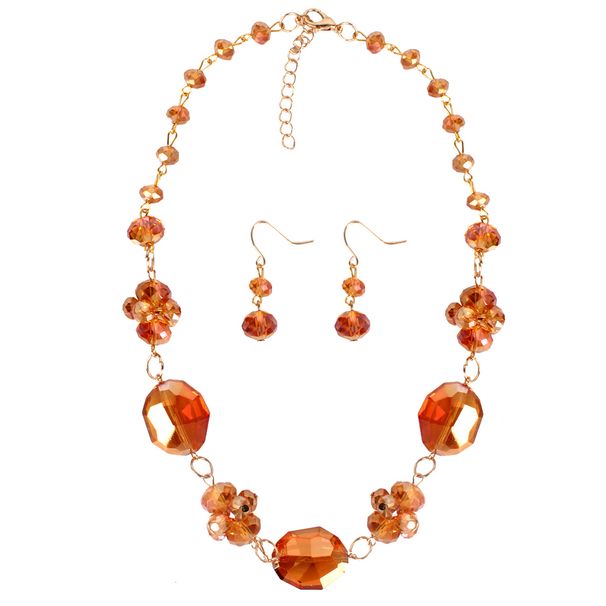 Simple Retro Crystal Jewelry Necklace Clavicle Chain Jewelry_ipsvogv.com