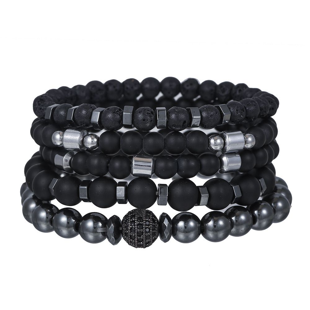 Hot Selling Natural Stone Bracelet Set Copper Bead Bracelet Hot Selling Set_ipsvogv.com