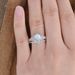 Sanjie's New Natural Opal Fashionable, Niche, And Exquisitely Designed. It Is Paired With A Silver Floral Women's Ring_ipsvogv.com