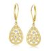 Women’s Jewelry Set Fashion Temperament Light Luxury Inlaid Zircon Earrings Exquisite Water Drop High Grade Geometric Copper Plated 14K Gold Earrings_ipsvogv.com