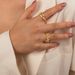 New Niche Personalized Design Copper Material Irregular Geometric Inlay With Zircon Opening Ring Jewelry For Women_ipsvogv.com