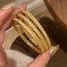 New Exquisite Luxurious Brushed Wheat Ear Bracelet, Fashionable Versatile, Simple And Elegant, With A High-end Feel. Handmade For_ipsvogv.com