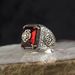 style Hot Texture Inlaid Selling Ethnic With Sea Blue Zircon Ring, Simple Ins Without Fading, Light Luxury Ring, Fading,_ipsvogv.com