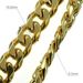 Heavy Solid Men's Vacuum Plating Cuban Curb Chain Necklace N276_ipsvogv.com