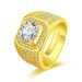 2-carat Group Full Diamond Business Men's Ring, Niche Design, Temperament, Versatile Fashion Ring_ipsvogv.com