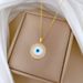 【 Titanium Steel 】 Round Eyes, Personalized Fashion, Light Luxury Temperament, Gorgeous Diamond Necklace, Women's_ipsvogv.com