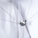 simple black and white cat hug stitching pendant niche design couple chain clavicle chain stainless steel necklace batch_ipsvogv.com