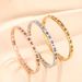 minority Design Titanium Steel Female Roman Numeral Diamond Light Luxury High-grade Color Fast Bracelet_ipsvogv.com