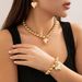 ins geometric round bead necklace female versatile pearl Necklace hot selling beaded love necklace_ipsvogv.com