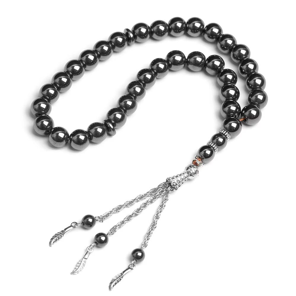 Muslim 10mm 33 Beads Bracelet Black Gallstone Islamic Praise Beads Arabic Turkish TASBIH Praise Beads_ipsvogv.com