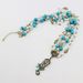Fashion handmade ethnic style Bohemian style turquoise pearl water drop diamond hair accessories hair chain headdress head chain_ipsvogv.com