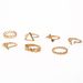 New Star Wave Fish Tail Set Diamond Ring With Geometric Triangle Opening And Hollow Ornament_ipsvogv.com