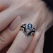 Mech Blue Zircon Exquisite, Fashionable, Versatile, Elegant, Personalized, High End, Unique Design, Men's Ring Jewelry_ipsvogv.com