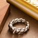 Fashionable And Simple INS Style Fried Dough Twists Bag With Adjustable Opening Ring_ipsvogv.com