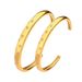 Women's Jewelry Twisted Couple Bracelet Titanium Steel Stainless Steel Full Diamond Five Pointed Star Open Bracelet_ipsvogv.com