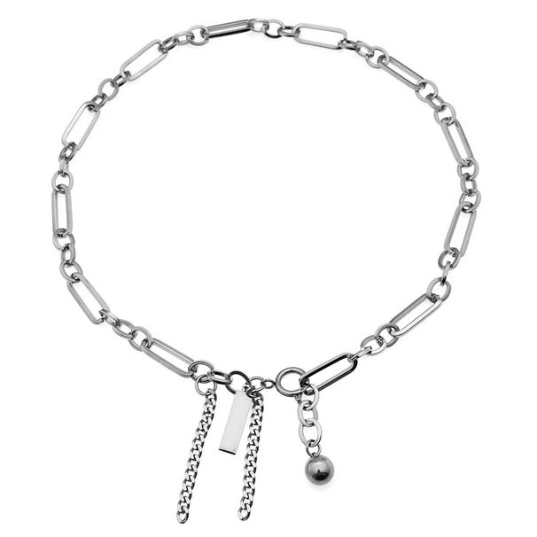 Fashion Trends New Metal Chain Personality Pendant Tassel Long Necklace Temperament Versatile Mix And Match Style_ipsvogv.com