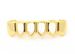 Unisex Jewelry Fashion hip hop hollow gold braces teeth grills trendy braces gold teethHIPHOP tooth_ipsvogv.com