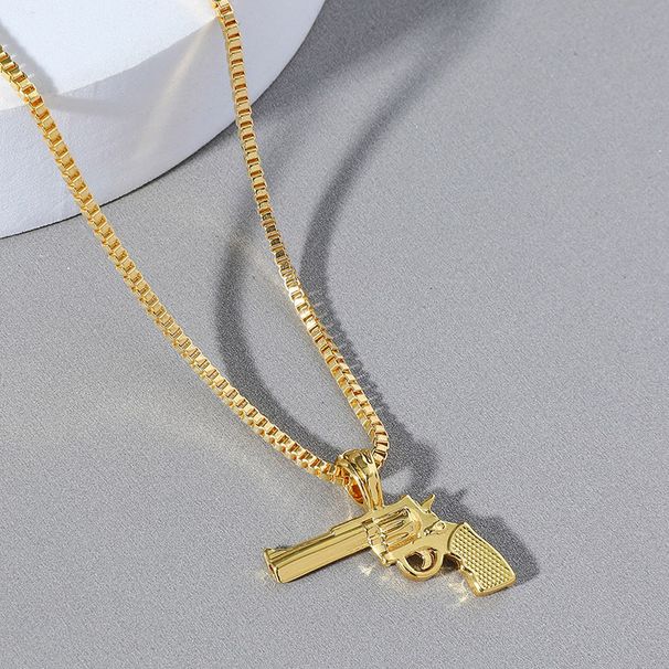 retro men's clothing accessories necklace pendant AK47 gun pendant fashion jewelry can be a generation_ipsvogv.com